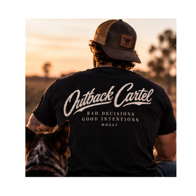 Outback Cartel Good Intentions Tee- MENS