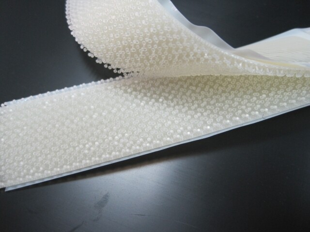 Binder Duotec® Pilz in Pilz Klett - mit Kleber H1 - Breite 25mm - weiss - 10m Binder Duotec® Pilz in Pilz Klett - mit Kleber H1 - Breite 25mm - weiss - 10m