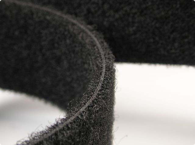 Flausch/Flauschband Back/Back - Breite 25mm - schwarz - 3m Flausch/Flauschband Back/Back - Breite 25mm - schwarz - 3m