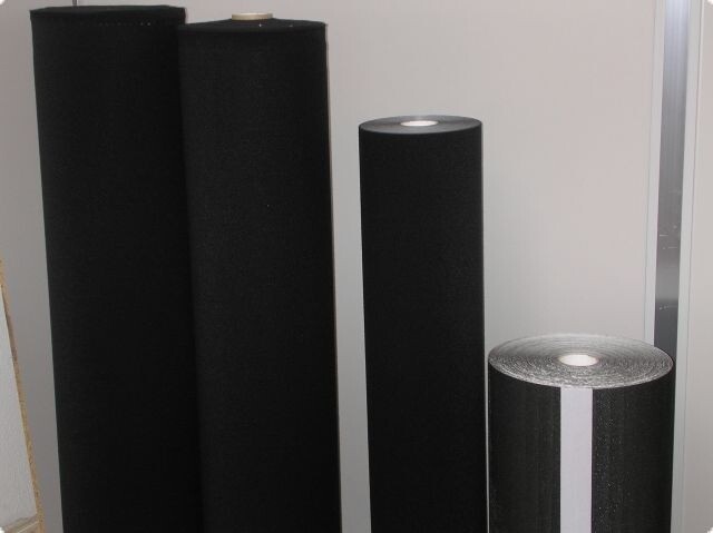Velours - ohne Kleber - Breite 1000mm - weiss - 25m Velours - ohne Kleber - Breite 1000mm - weiss - 25m