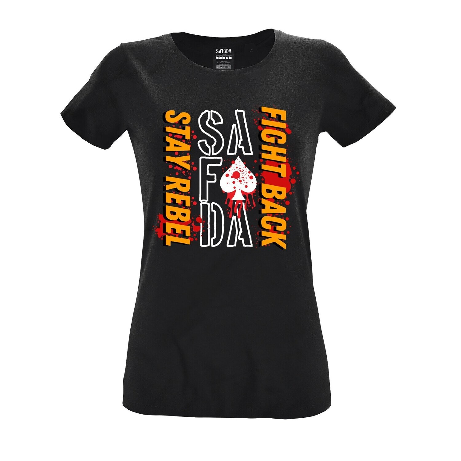 STAY REBEL  LADY SHIRT BK