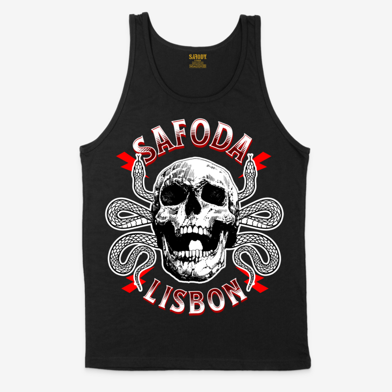 SKULL N SNAKES MAN TANK BK
