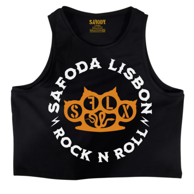 ROCK N ROLL LADY CROP TOP BK