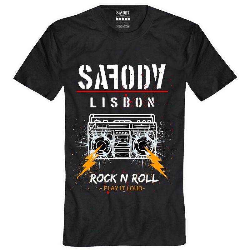 ROCK RADIO MAN SHIRT BK