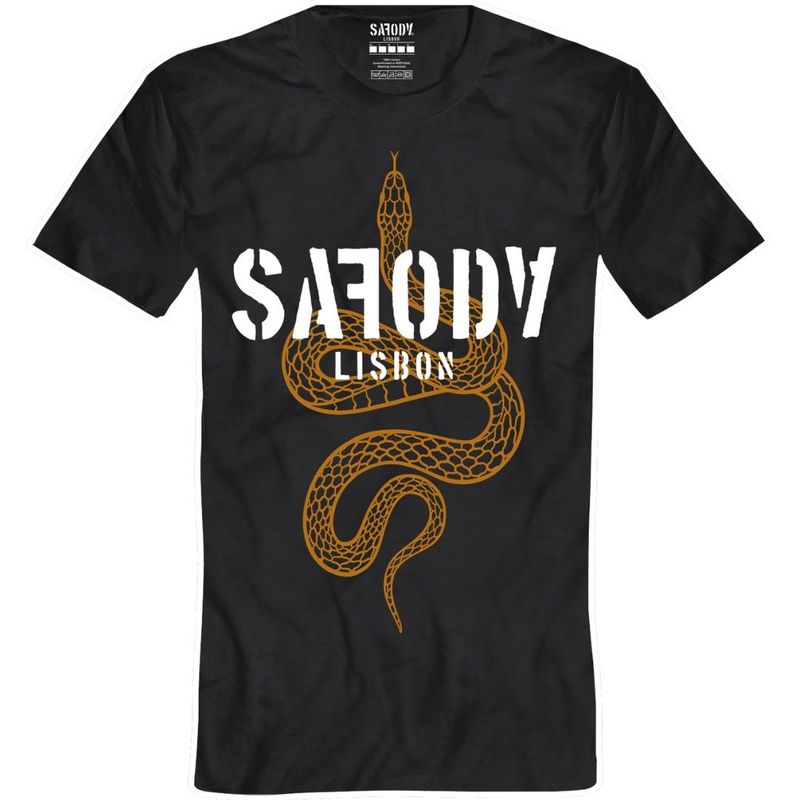 SAFODA GOLD SNAKE MAN SHIRT BK