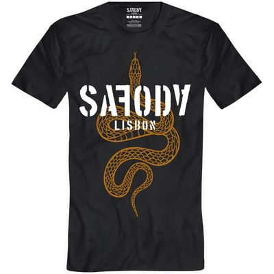 SAFODA GOLD SNAKE MAN SHIRT BK