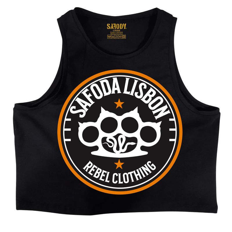BRASS KNUCKLES LADY CROP TOP BK