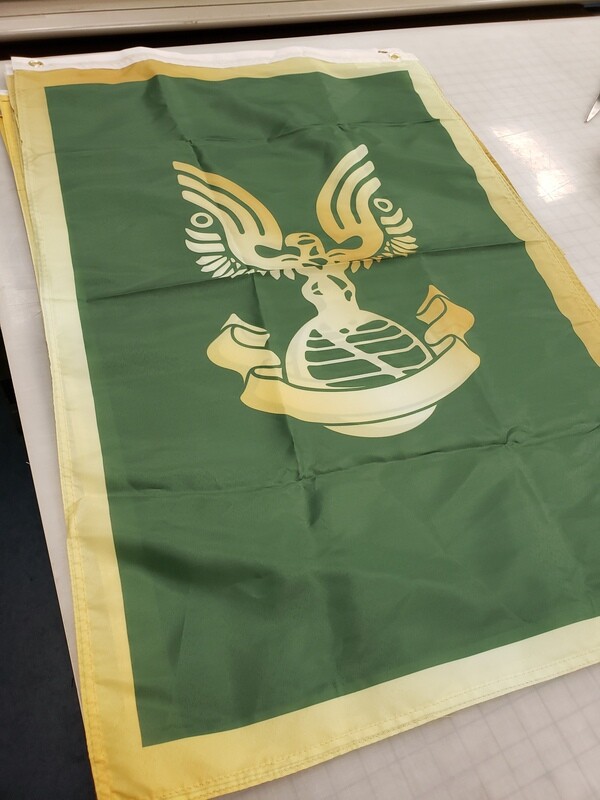 3'x5' Olive Drab UNSC Flag