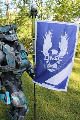 2'x3' BLUE UNSC Capture the Flag