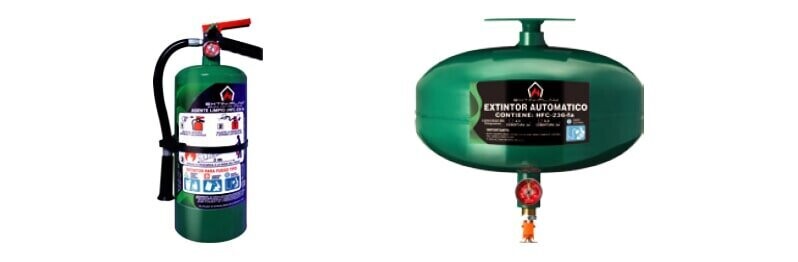 EXTINTORES TIPO HFC (AGENTE LIMPIO HFC-236-FA)