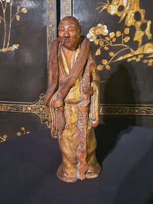 Sculpture Immortel Chinois, Taoïste, Shou Lao