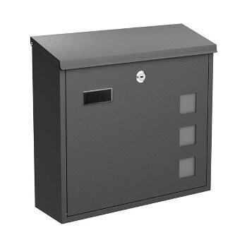 Briefkasten BK 350M Stahl matt anthrazit