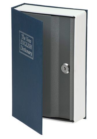 Geldkassette in Buchform