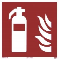 Hinweis-Schild Feuerlöscher 150 x 150 mm