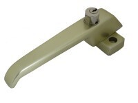 Abschließbarer Fenstergriff m. Stift-Druckzylinder/ mit losem 7mm Vierkantstift
