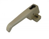 Fenstergriff vorgerichtet für Profilhalbzylinder / 7 mm Vierkant