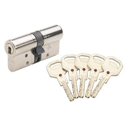 Wendeschlüssel-Profilzylinder SERIE 4612 janus N+G-Funktion / 5 Schlüssel, Sicherungskarte