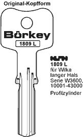 Nachschlüssel Wilka Serie 3600, 3663