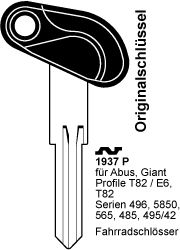 Nachschlüssel Abus Fahrradschlüssel T82