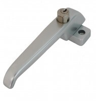 Abschließbarer Fenstergriff m. Stift-Druckzylinder/ mit losem 7mm Vierkantstift