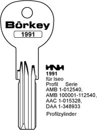 Nachschlüssel ISEO R6