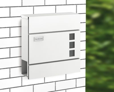 Briefkasten mit Softclose Dämpfer