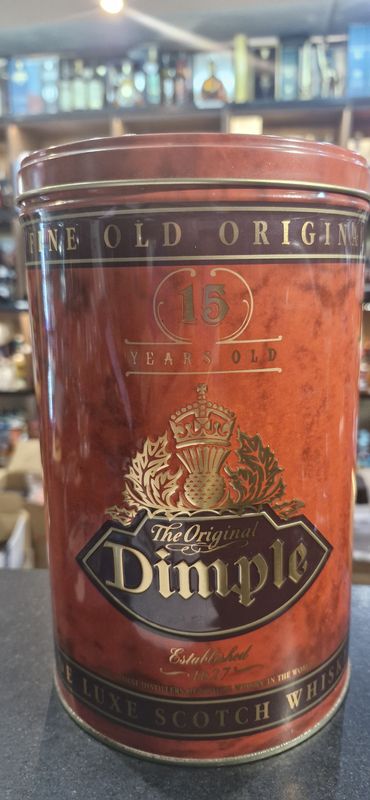 Dimple Haig 15 year and Tin