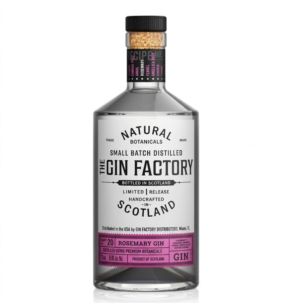 The Gin Factory Rosemary Gin The Gin Factory Rosemary Gin