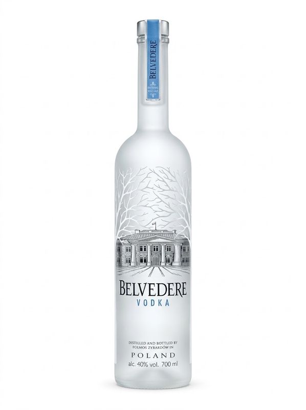Belvedere Vodka and light