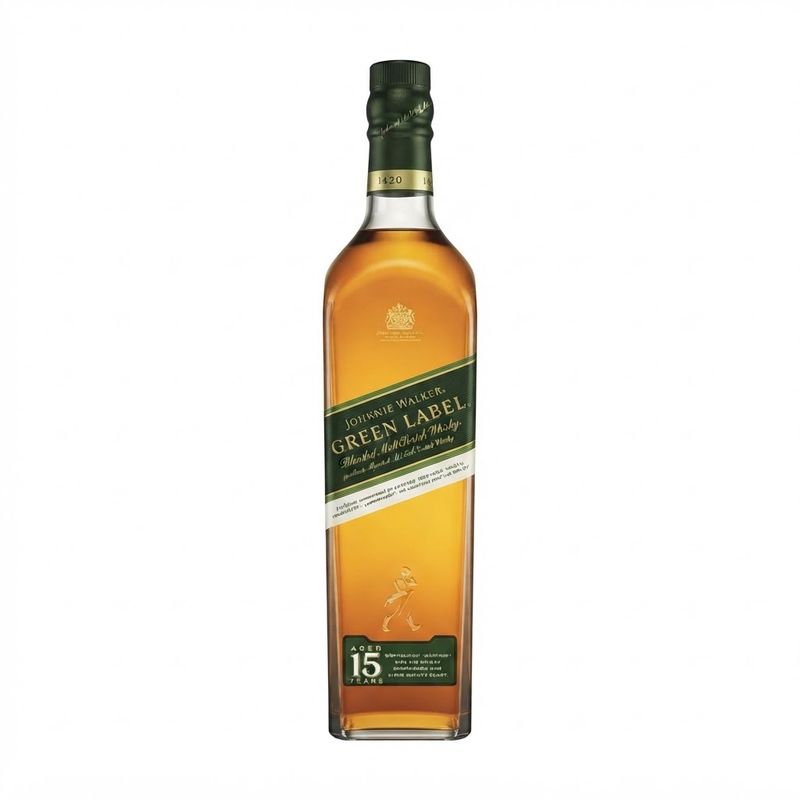 Johnnie Walker Green Label 15 year Old Bottle