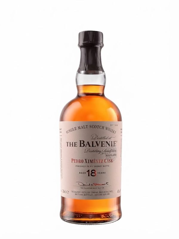 Balvenie 18 year old Pedro Ximenez cack