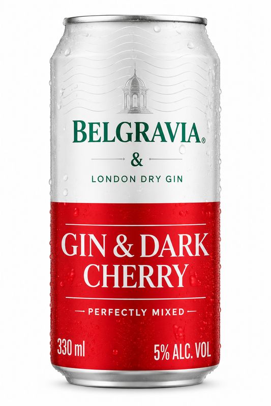 Belgravia dark Cherry 440ml can