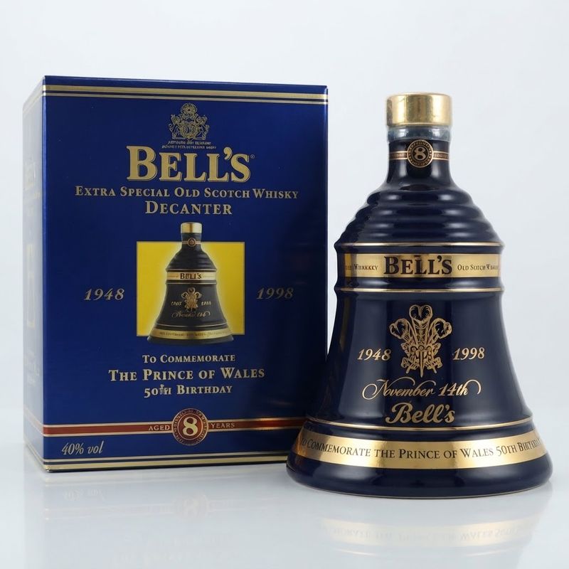 Bells Decanter Prince of Wales 50th birthday