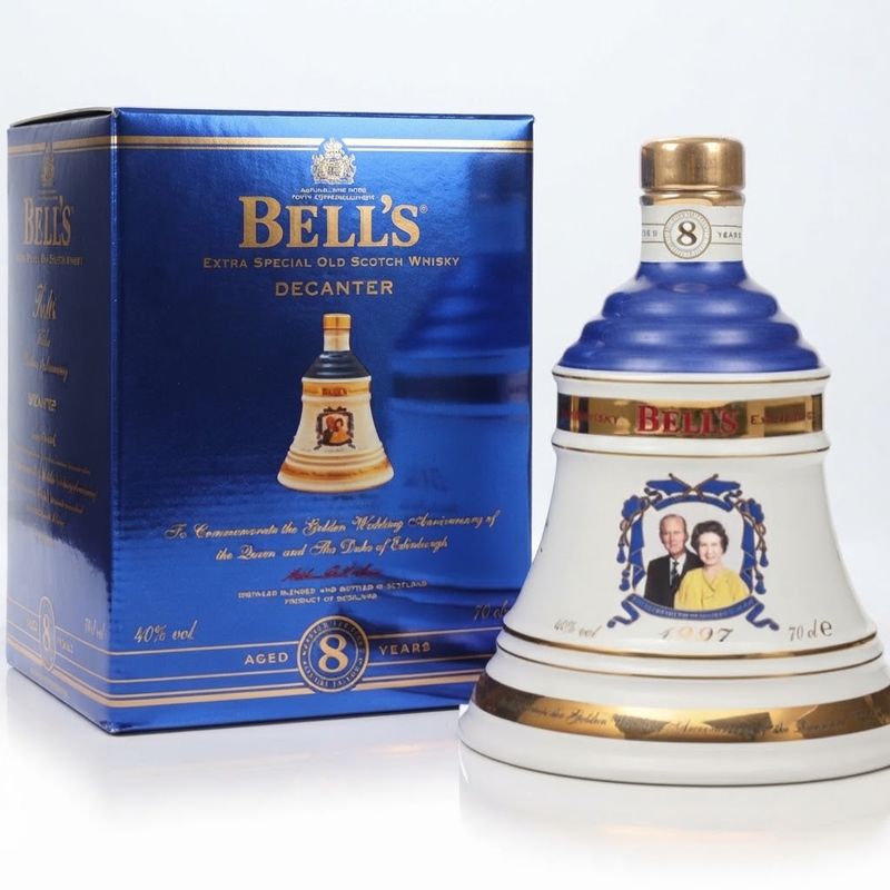 Bells Decanter 50th Golden Wedding Anniversary