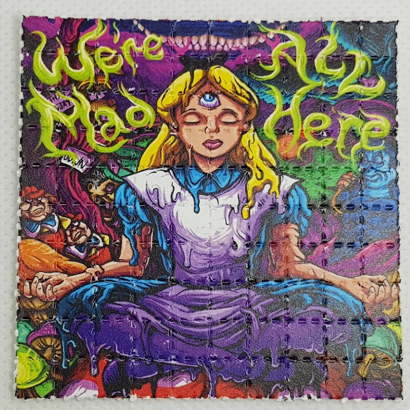 Were All Mad Here Blotter Art