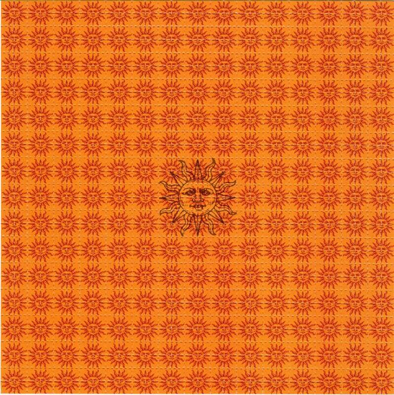 Orange Sunshine classic tribute BLOTTER ART