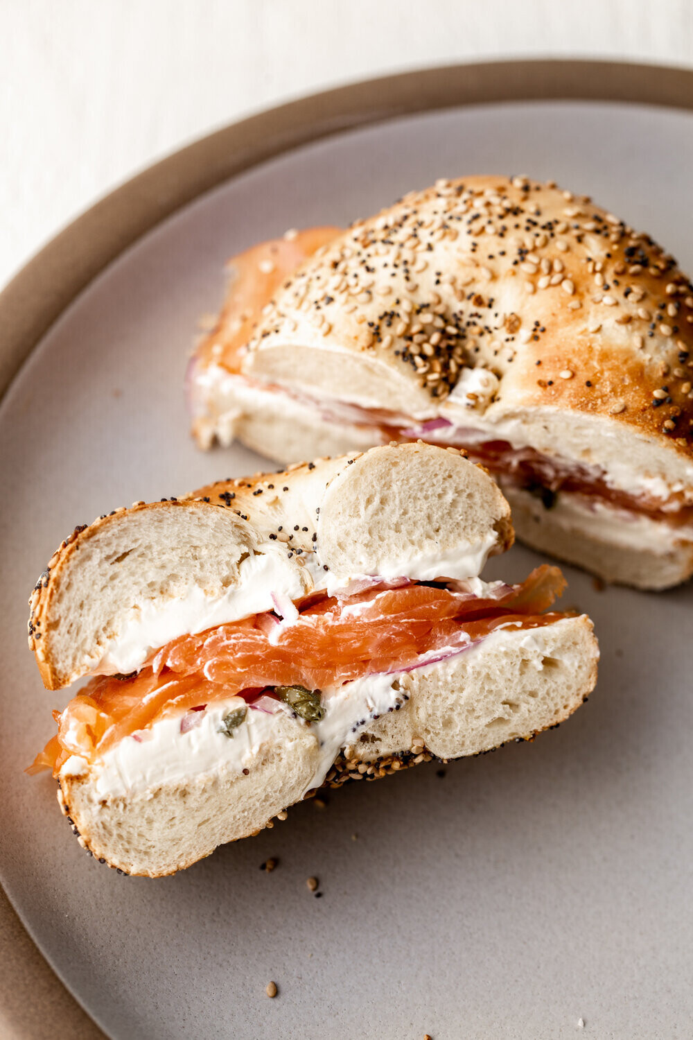 Cream cheese and lox
