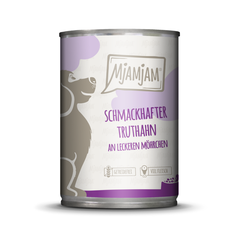 MjAMjAM - Schmackhafter Truthahn an leckeren Möhrchen 🐶 400 g MjAMjAM - Schmackhafter Truthahn an leckeren Möhrchen 🐶 400 g