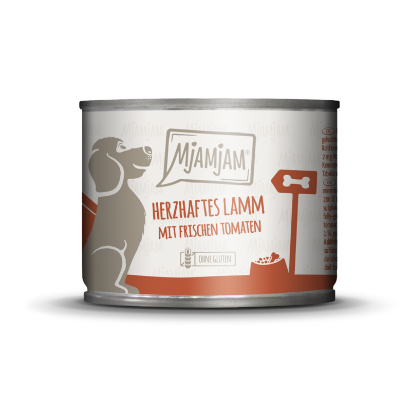 MjAMjAM – Herzhaftes Lamm an gekochtem Reis mit frischen Tomaten und Chiasaat 🐶 200 g MjAMjAM – Herzhaftes Lamm an gekochtem Reis mit frischen Tomaten und Chiasaat 🐶 200 g