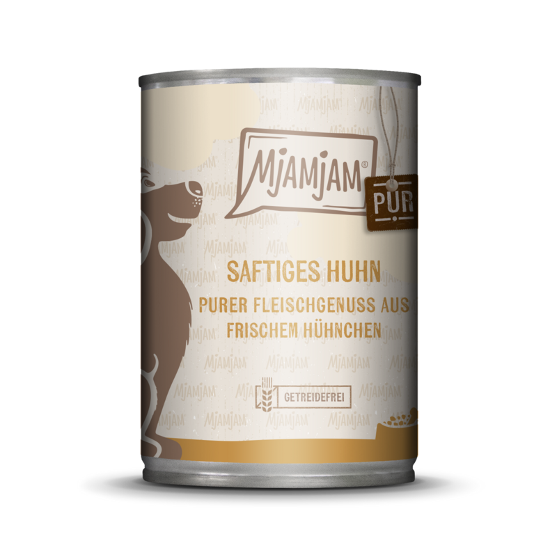 MjAMjAM - Saftiges Huhn PUR 🐶 400 g MjAMjAM - Saftiges Huhn PUR 🐶 400 g