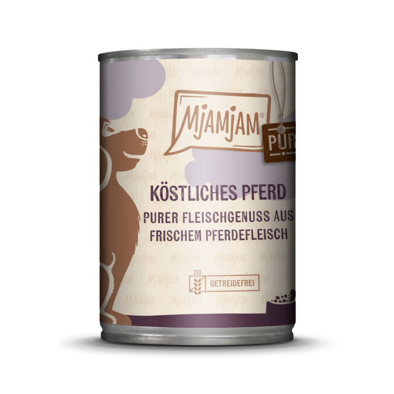 MjAMjAM – Köstliches Pferd PUR 🐶 400 g MjAMjAM – Köstliches Pferd PUR 🐶 400 g