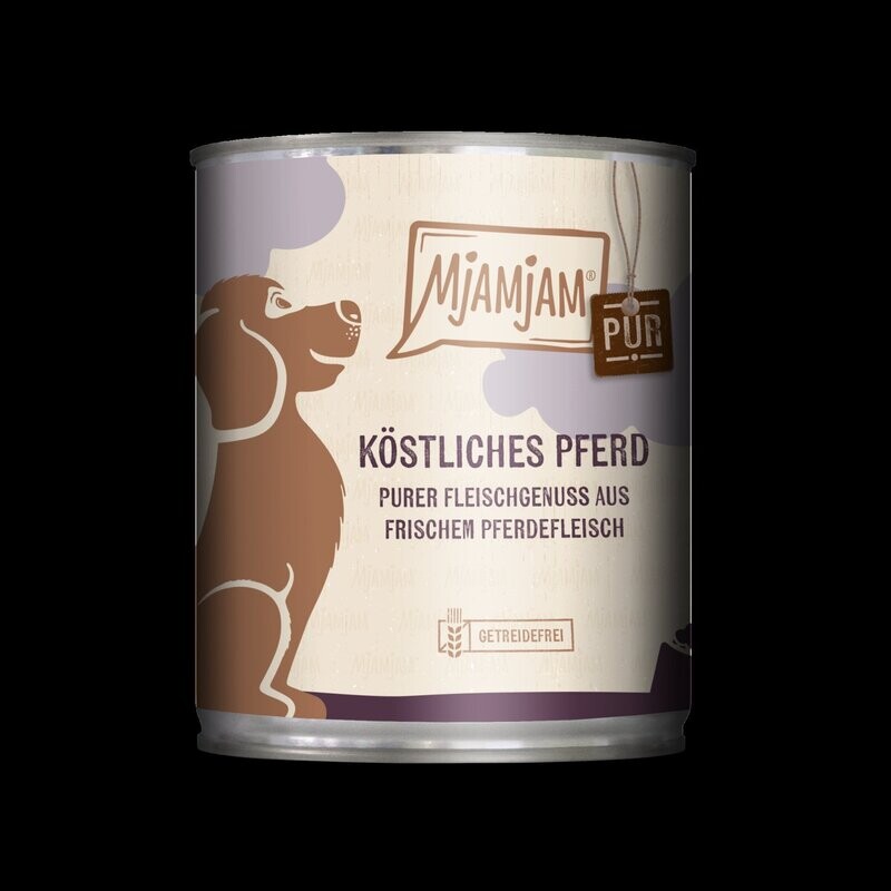 MjAMjAM – Köstliches Pferd PUR 🐶 800 g MjAMjAM – Köstliches Pferd PUR 🐶 800 g