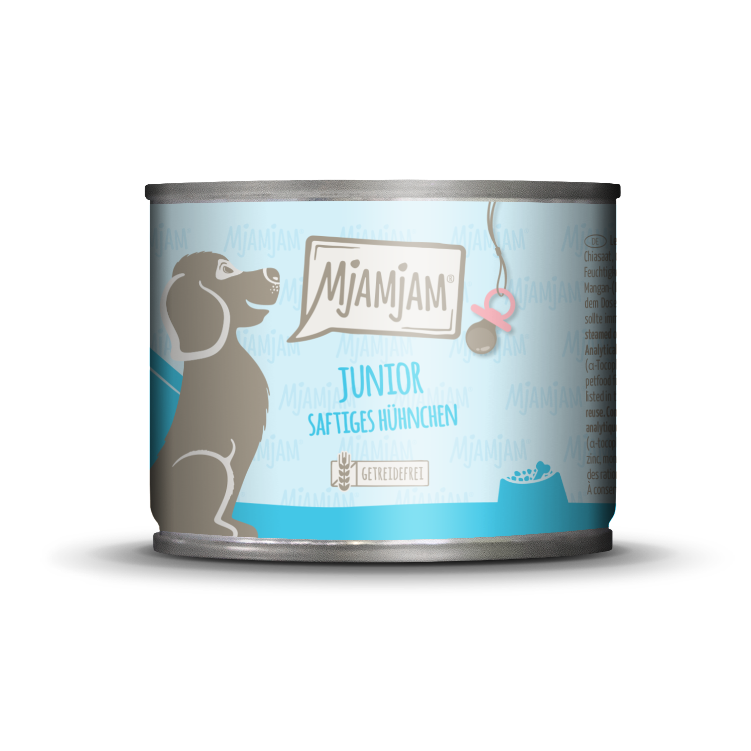 MjAMjAM – Junior ? Mahlzeit für Welpen, mit saftigem Hühnchen und Ei ? 200 g