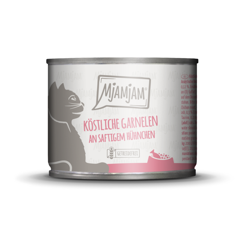 MjAMjAM – Köstliche Garnelen an saftigem Hühnchen 🐱 200 g MjAMjAM – Köstliche Garnelen an saftigem Hühnchen 🐱 200 g