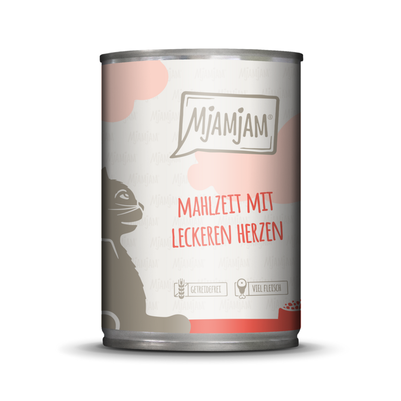 MjAMjAM - Mahlzeit mit leckeren Herzen 🐱 400 g MjAMjAM - Mahlzeit mit leckeren Herzen 🐱 400 g