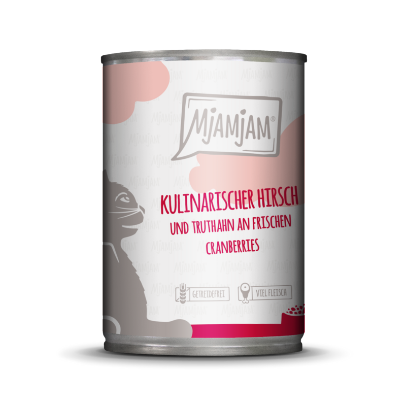MjAMjAM – Kulinarischer Hirsch und Truthahn an frischen Cranberries 🐱 400 g MjAMjAM – Kulinarischer Hirsch und Truthahn an frischen Cranberries 🐱 400 g