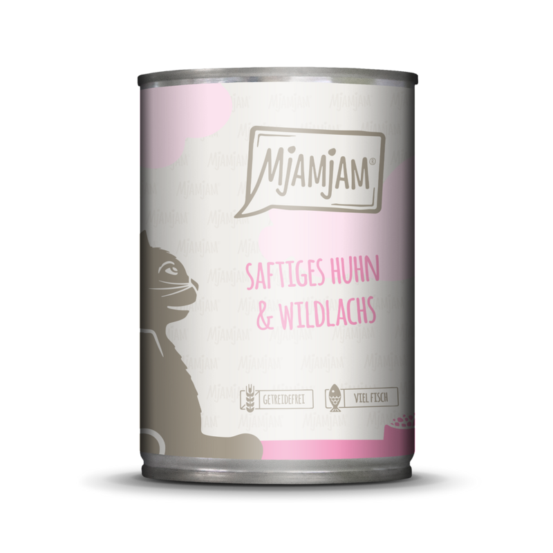 MjAMjAM - Saftiges Huhn & Wildlachs 🐱 400 g MjAMjAM - Saftiges Huhn & Wildlachs 🐱 400 g
