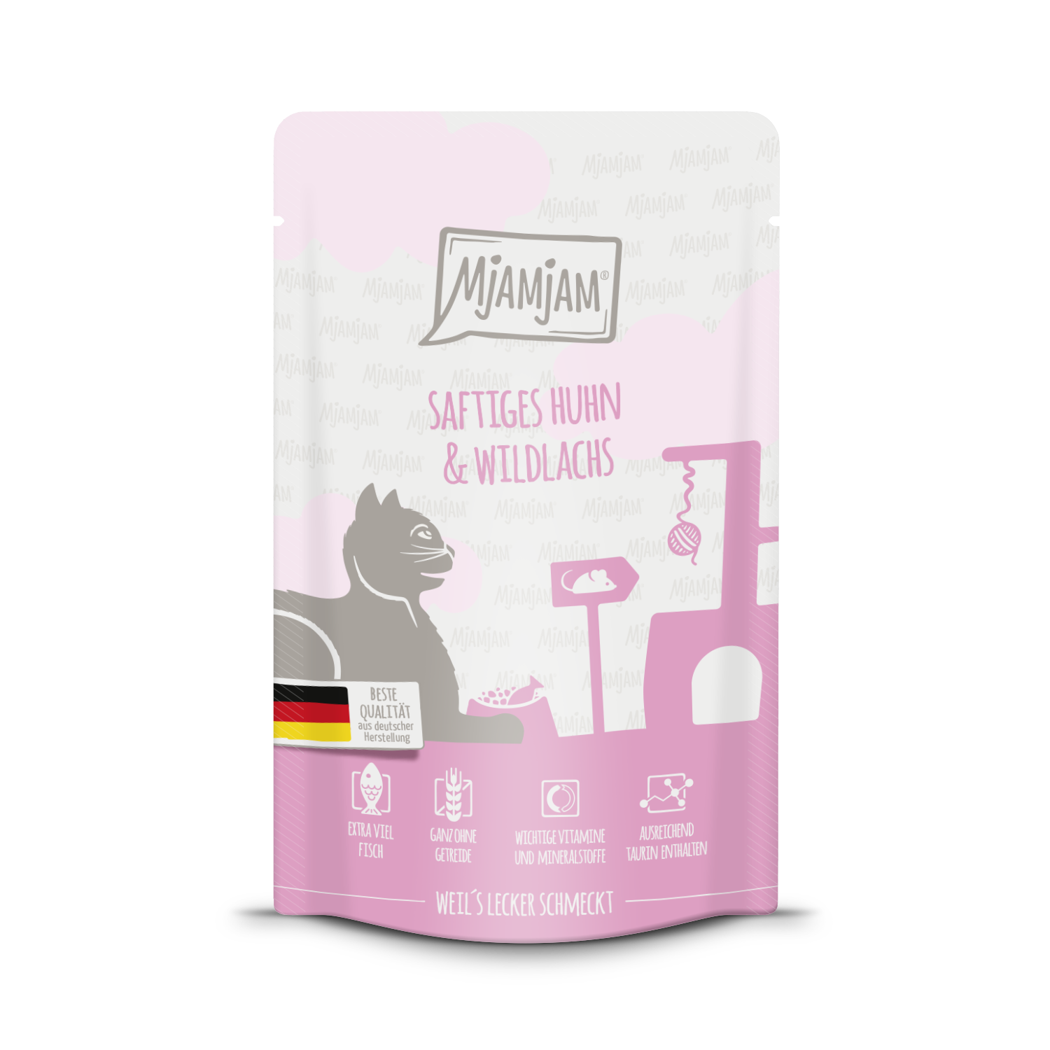 MjAMjAM - Quetschie ? Saftiges Huhn & Wildlachs ? 125 g