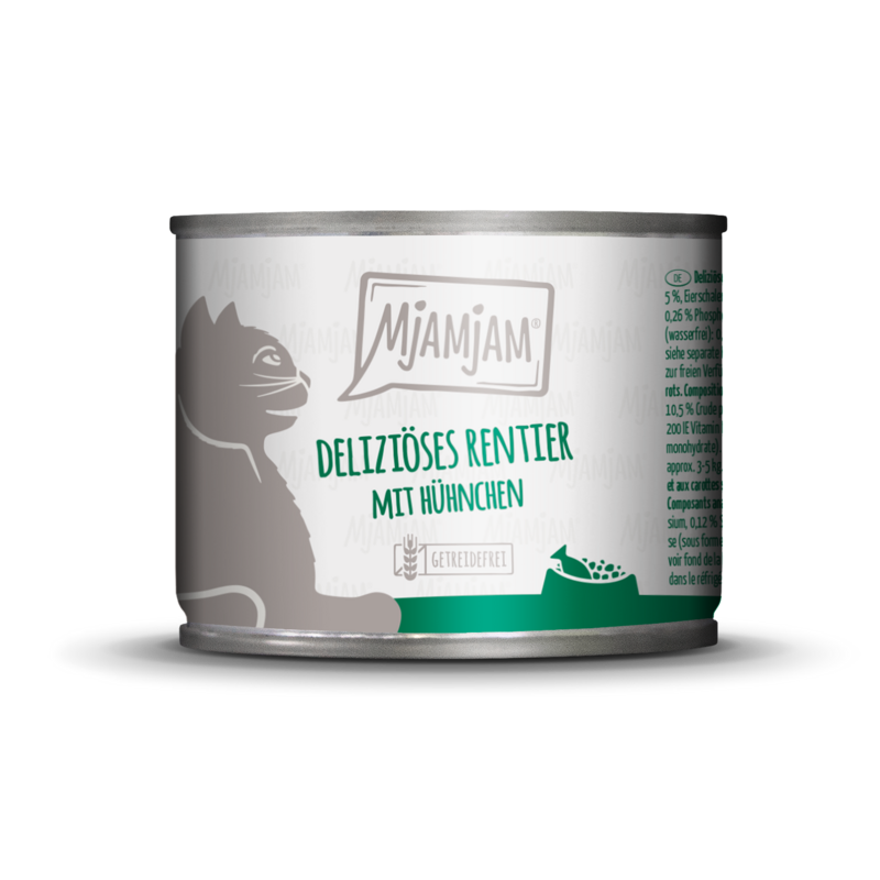 MjAMjAM – Deliziöses Rentier mit Hühnchen an leckeren Möhrchen 🐱 200 g MjAMjAM – Deliziöses Rentier mit Hühnchen an leckeren Möhrchen 🐱 200 g