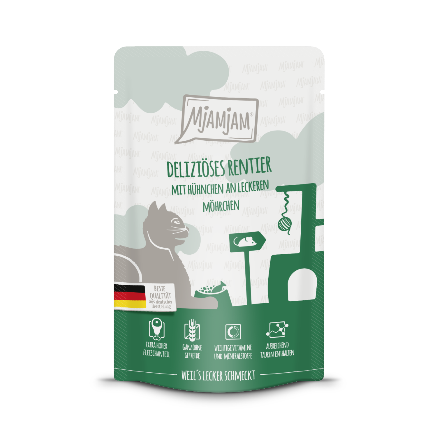 MjAMjAM - Quetschie ? Deliziöses Rentier mit Hühnchen an leckeren Möhrchen ? 125 g